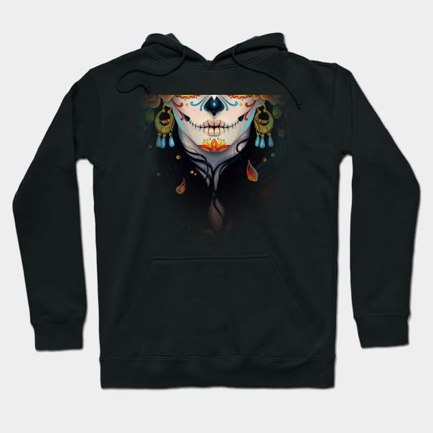 Zombie Skull Face Hoodie by yassinebd